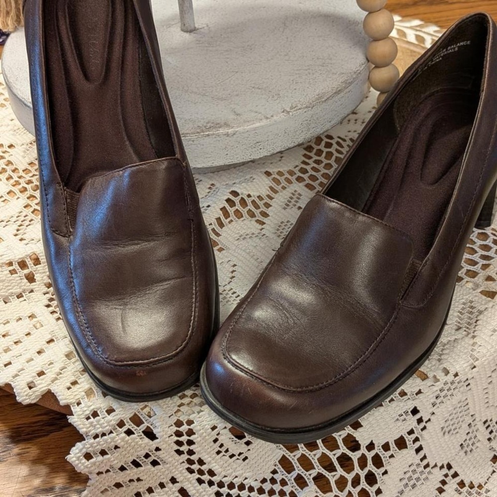 Heeled Brown Chunk Size 8.5